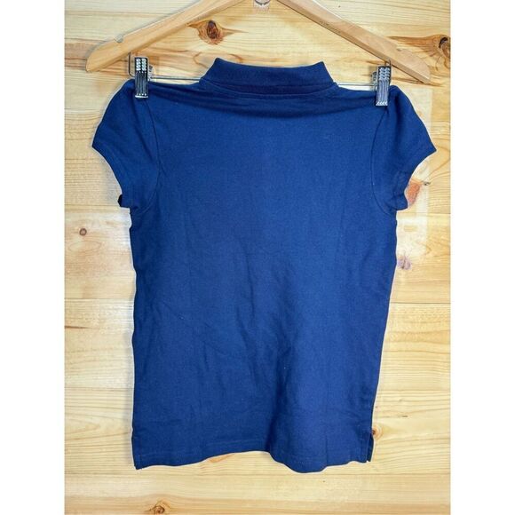 The Children's Place 6 Unit Girls Size Medium 7/8 Tidal Navy Blue Uniform Ruffle - Picture 4 of 7